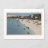 Colonial Beach, VA - Sunbathing & Swimming Scene