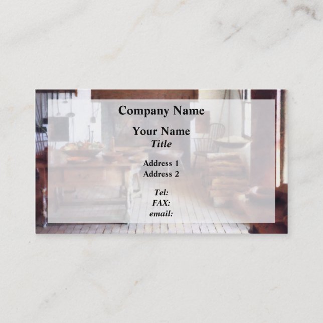 Colonial Kitchen Business Card (Front)