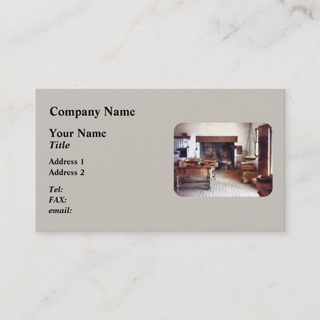 Colonial Kitchen Business Card (Front)