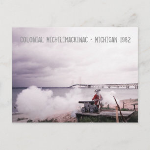 Colonial Michilimackinac Mackinac Michigan Postcard