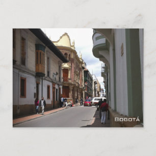 Colonial Street - Bogotá Postcard