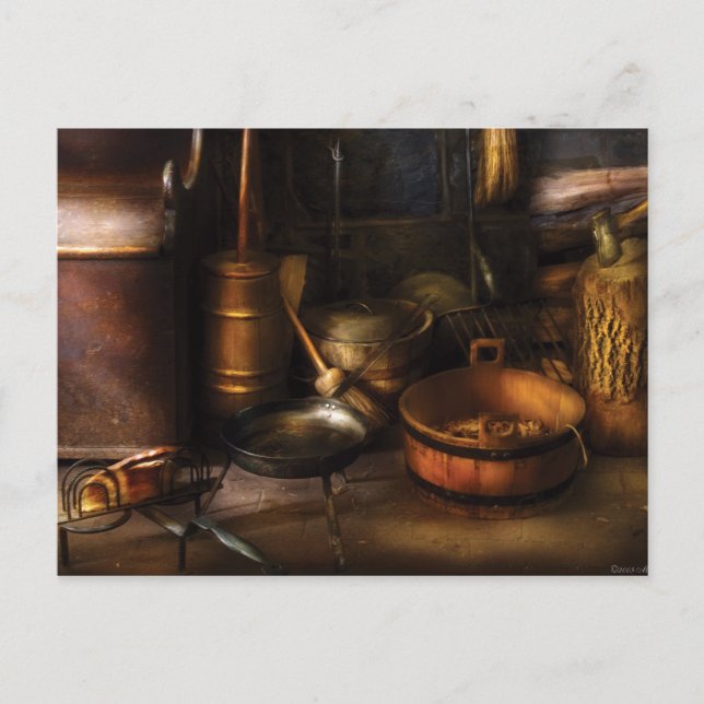 Colonial Utensils Postcard (Front)