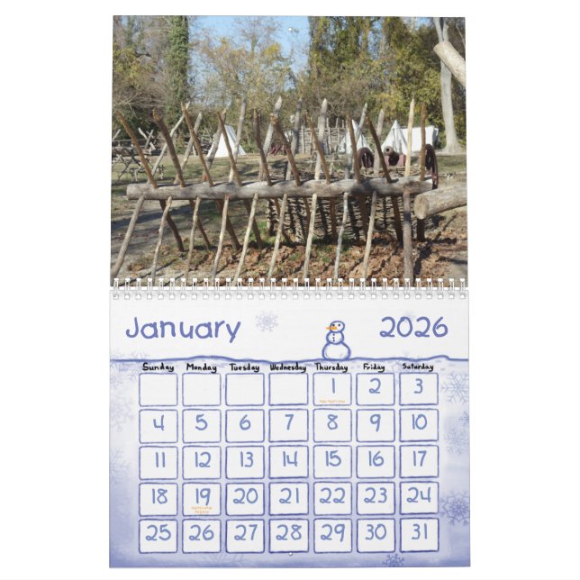 Colonial Williamsburg 2013 Calendar (Jan 2026)