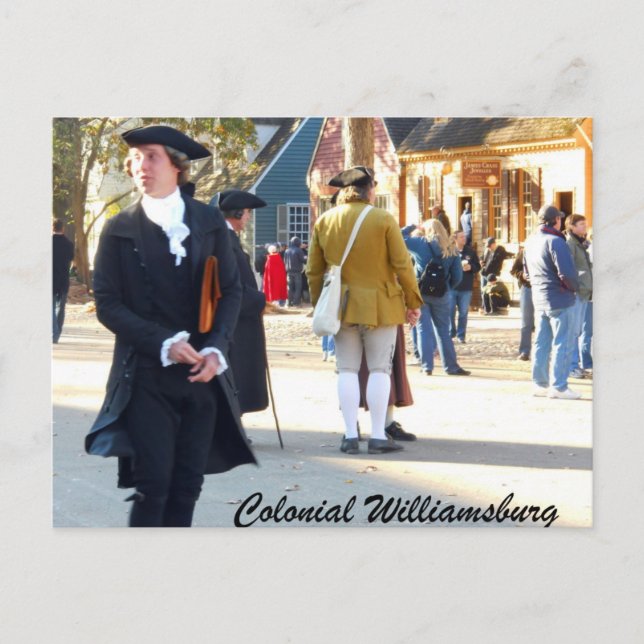 Colonial Williamsburg Postcard (Front)