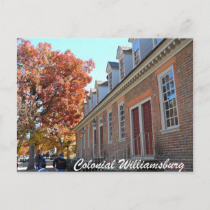 Colonial Williamsburg Postcard