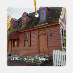Colonial Williamsburg Virginia Ceramic Ornament