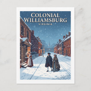 Colonial Williamsburg Virginia Keepsake Postcard