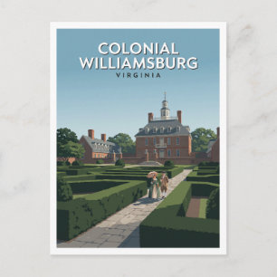 Colonial Williamsburg Virginia Postcard