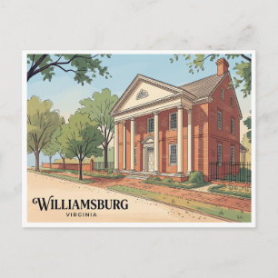 Colonial Williamsburg Virginia Postcard