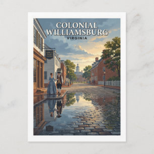 Colonial Williamsburg Virginia Postcard