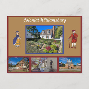 Colonial Williamsburg Virginia Postcard