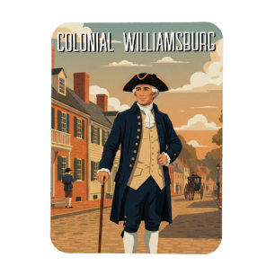 Colonial Williamsburg Virginia Travel Magnet