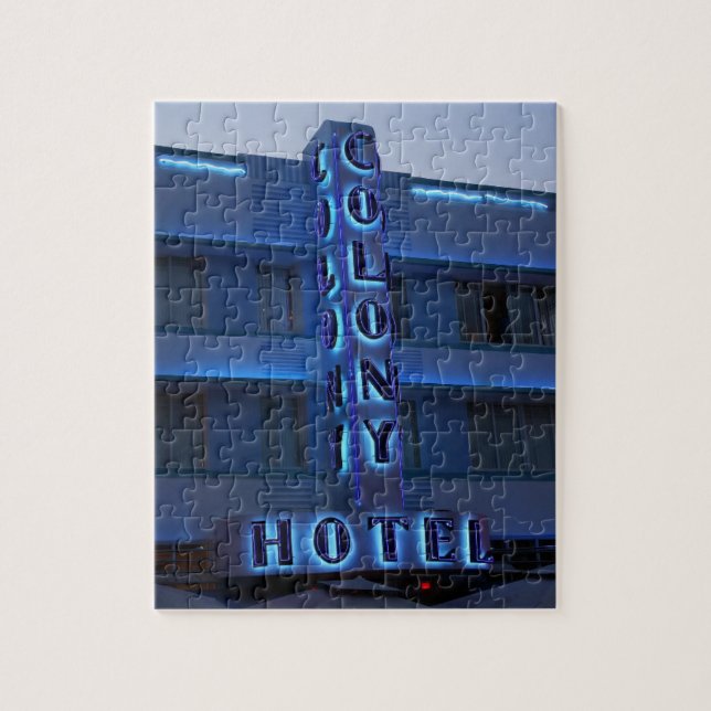 colony hotel miami beach jigsaw puzzle (Vertical)