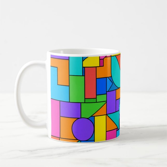 Color Block Disorder Coffee Mug (Left)