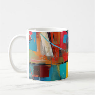 Color Block Jazz Coffee Mug
