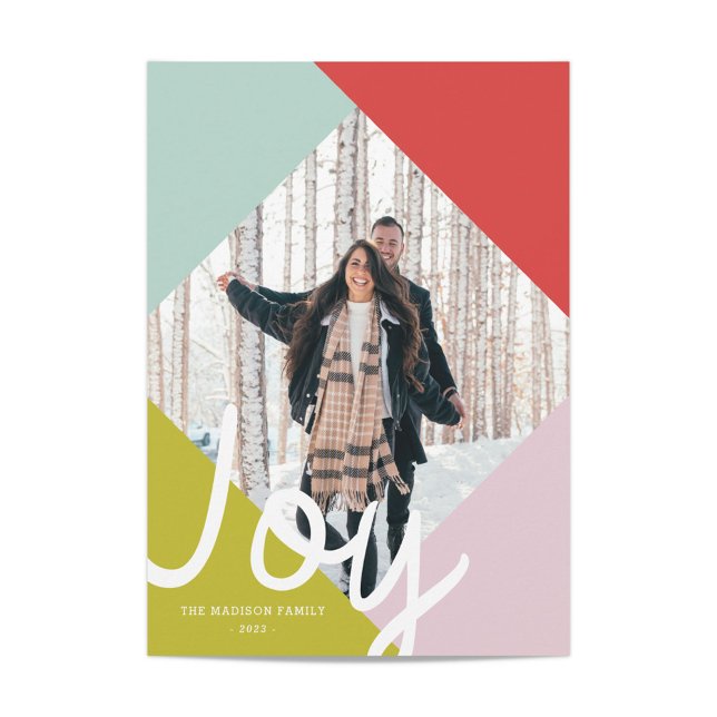Color Block Joy Holiday Card (Creator Uploaded)