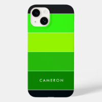 Color Block Name Stripes Green Black