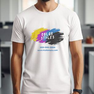 Color Brush Splash T-Shirt