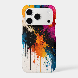 Color Burst Paint Splash Phone Case iphone 17 pro