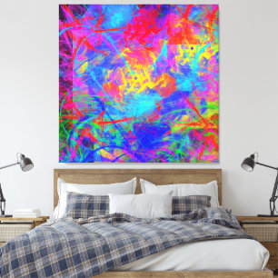 Color Chaos Canvas Print