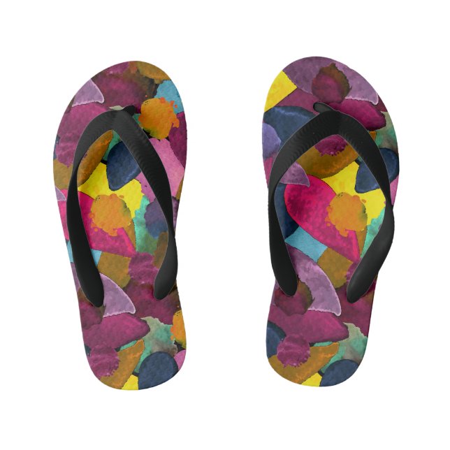Color crash 3 kid's jandals (Footbed)