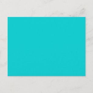 color dark turquoise postcard