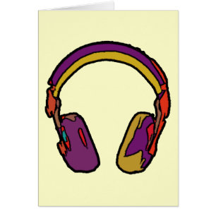 color dj headphone