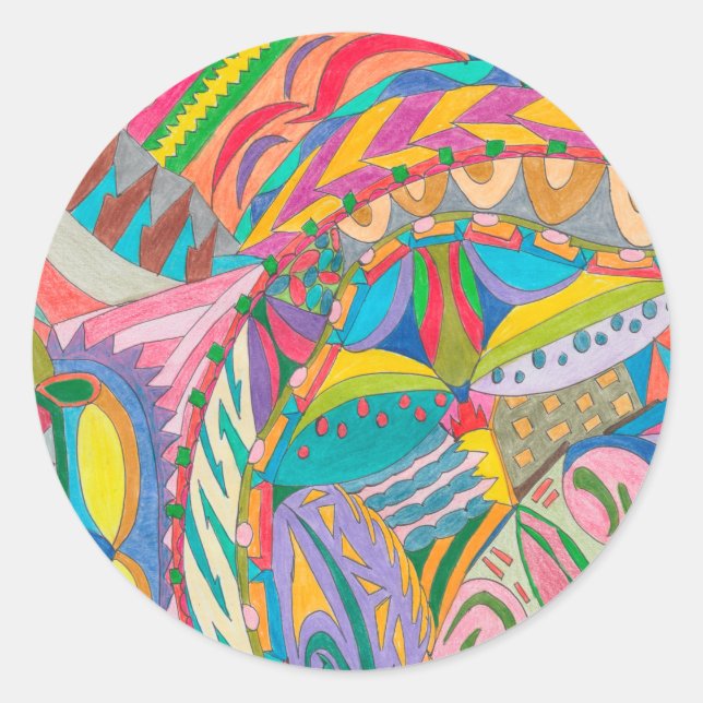 COLOR EYE CANDY COLLECTION 106 CLASSIC ROUND STICKER (Front)