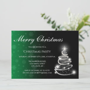 Color Fade Christmas Invitation