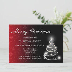 Color Fade Christmas Invitation