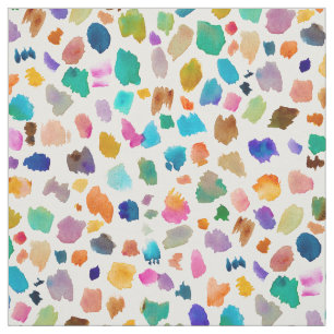 COLOR FLAKES Brush Strokes Fabric