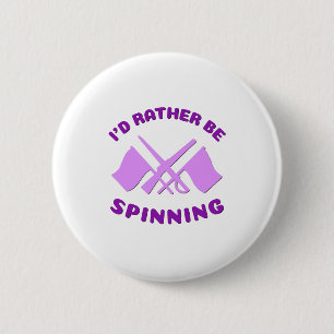 Color Guard - I'd Rather Be Spinning 6 Cm Round Badge