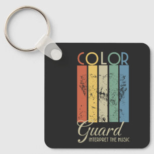 Color Guard "Interpret the Music" Keychain