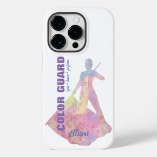 Color Guard With Flag Performer Silhouette Figure Case-Mate iPhone 14 Pro Case