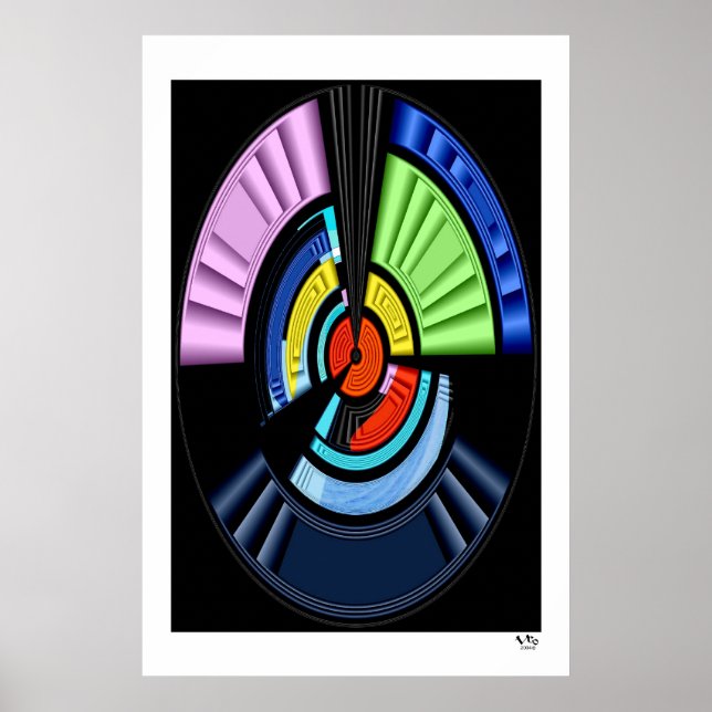  COLOR ILLUSION #01/P POSTER (Front)