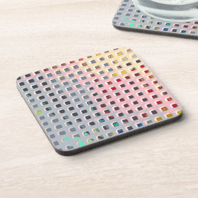Color in the Grid Coaster (Left Side)