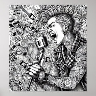 COLOR IT YOURSELF! Adult Coloring Book Poster