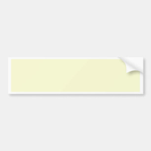color light goldenrod yellow bumper sticker