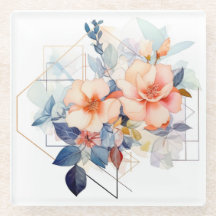 Color lines Flower: "My Kitchen" Coaster