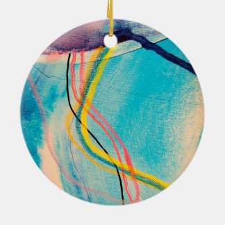 Color Lines No. 1 Ceramic Tree Decoration
