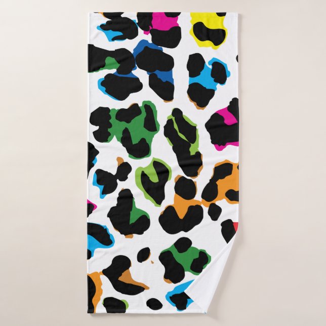 Color Lipid Print, Animal Print Cartridge. Bath Towel (Bath Towel)