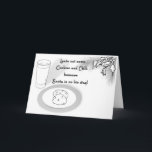 COLOR ME Cards! "Milk & Cookies Christmas" Holiday Card<br><div class="desc">COLOR ME Cards! "Milk & Cookies Christmas" Colour Me Cards are unique,  in that they give your kids a chance to personalise a card for Grandma or Aunt's and Uncles or other family and friends! Show off your kids art skills and let them express themselves! Customisable message inside!</div>