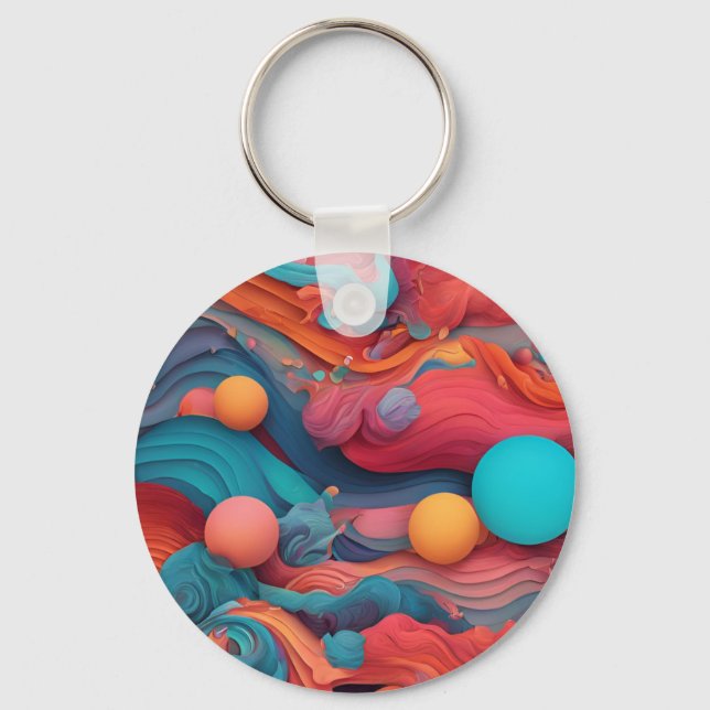 Color Mix Key Ring (Front)