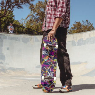 Color Multi-Wheel Skateboard
