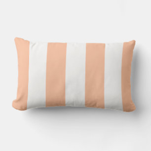 Color of the year 2024: Peach Stripes Lumbar Cushion