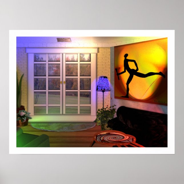 color our world LeeMarie's Drawing Poster (Front)