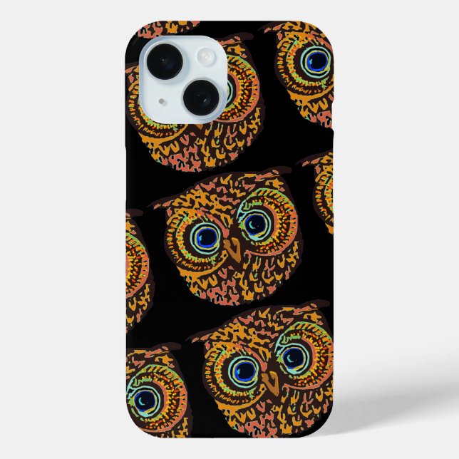 Color Owl Case-Mate iPhone Case (Back)