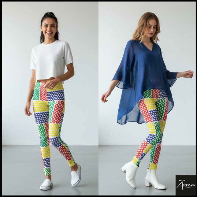 COLOR PATTERN  LEGGINGS (Creator Uploaded)