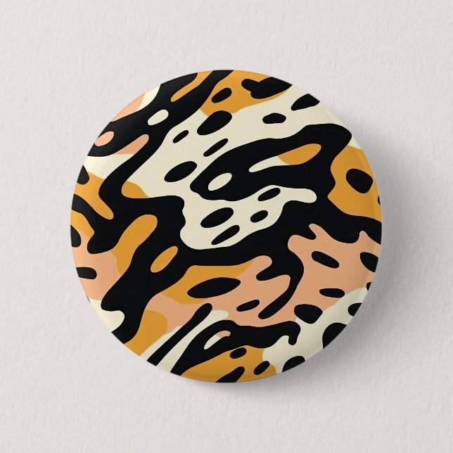 Color printing on animals 01 6 cm round badge (Front)