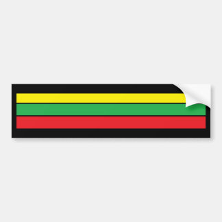 color rasta bumper sticker